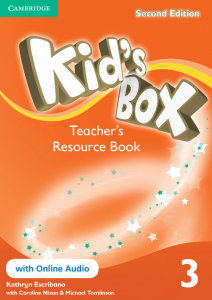 Kid's Box Level 3 Teacher's Resource Book with Online Audio